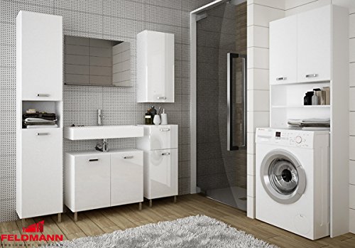 Waschmaschinen Uberbauschrank Hochglanz