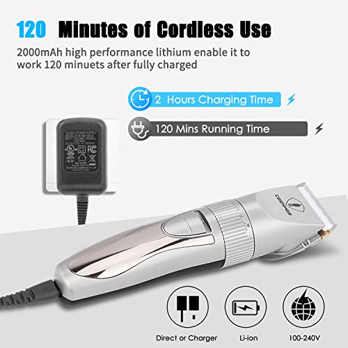 Ceenwes Hair Clippers Professional Cordless Quiet Hair Trimmers