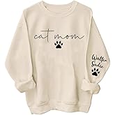 FAITHWALLART Cat Mama Sweatshirt - Cat Mom Gift for Women