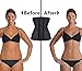 SHAPERX Women's Latex Waist Trainer Corset Waist Cincher Body Shaper Slimmer Tummy Control Shapewear, SZ1988-3-Black-XL