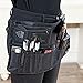 Professional Makeup Artist Tool Belt, Cosmetics Organizer with Zippered Pockets and Brush Holders