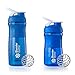 Blender Bottle Sport Mixer Protein Shaker Cup 20 + 28 OZ Bottle Best For Protein Shake 2 Pack DUO (Blue)