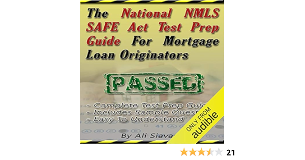 Amazon Com The National Nmls Safe Act Test Prep Guide For Mortgage Loan Originators Audible Audio Edition Ali Siavash River Kanoff Nmlsprep Com Books
