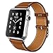 Compatible with iWatch Band 42mm 44mm,MroTech Vintage Genuine Leather Band Replacement for iWatch Series 4 44mm,Series 3,Series 2,Series 1 42mm,Sport Edition Men Women-Brown 42mm