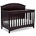 Simmons Kids SlumberTime Emma Convertible Baby Crib N More, Black Espresso