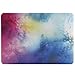 iDOO Matte Rubber Coated Soft Touch Plastic Hard Case for Macbook Air 13 inch Model A1369 and A1466 - Watercolor