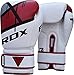 RDX Boxing Gloves EGO, Sparring Muay Thai Kickboxing MMA Heavy Training Mitts, Maya Hide Leather, Ventilated, Long Support, Punching Bag Workout Pads, Men Women Adult 8 10 12 14 16 oz
