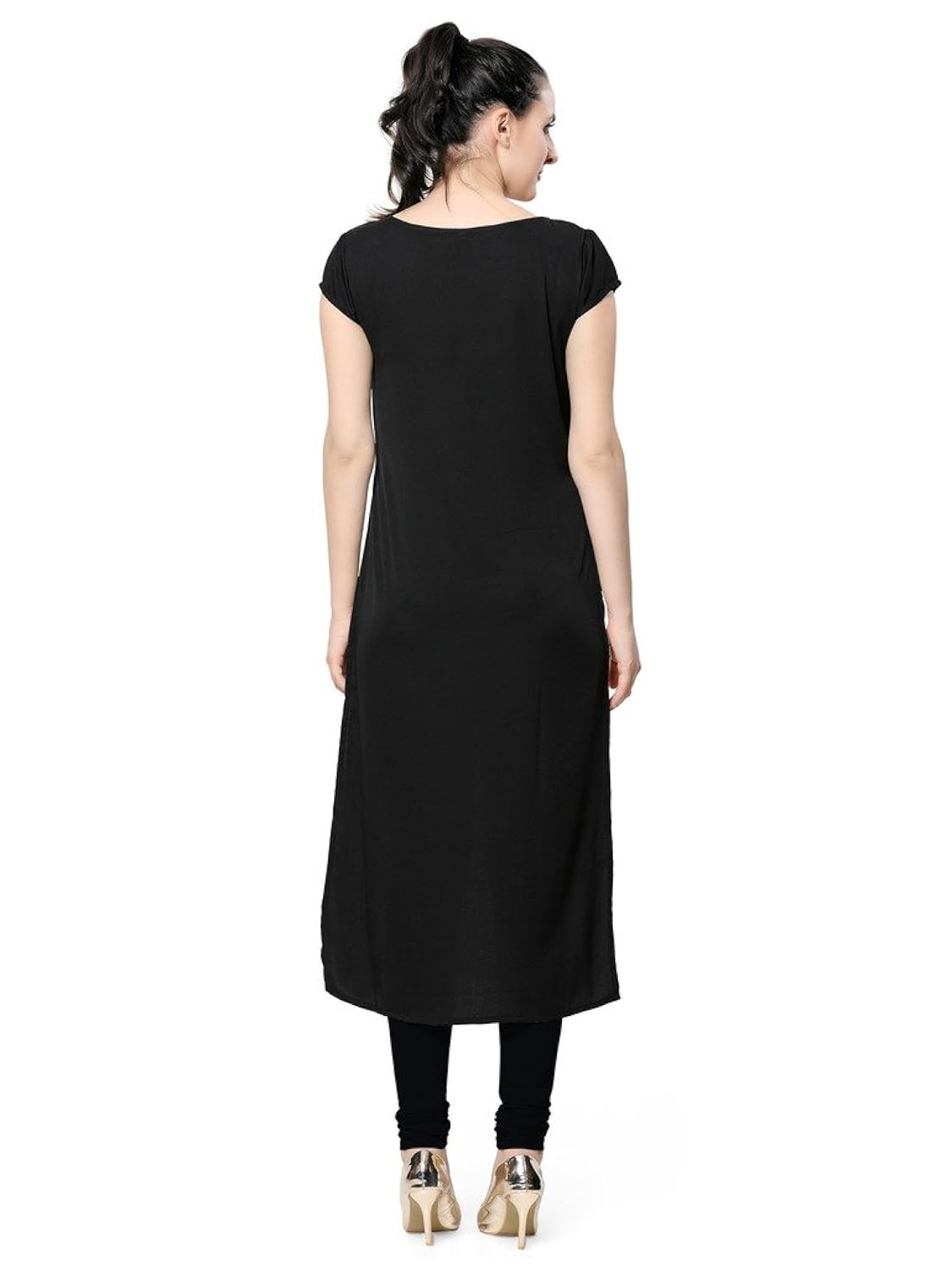 vaamsi crepe digital printed kurti