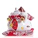 Parma77 White Ceramic Maneki Neko Money Lucky Cat