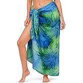 INGEAR Sarong Bathing Suit Cover Up for Women – Long Pareo Beach Wraps, Swimsuit Coverup Skirt, Stylish Bikini Cover Up
