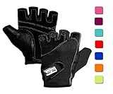 RIMSports Gym Gloves For Powerlifting, Weight Training, Biking, Cycling - Premium Quality Weights Lifting Gloves Workout Gloves w/Washable For Callus And Blister Protection!