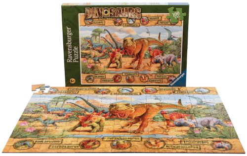 Ravensburger Dinosaurs - 100 Pieces Puzzle
