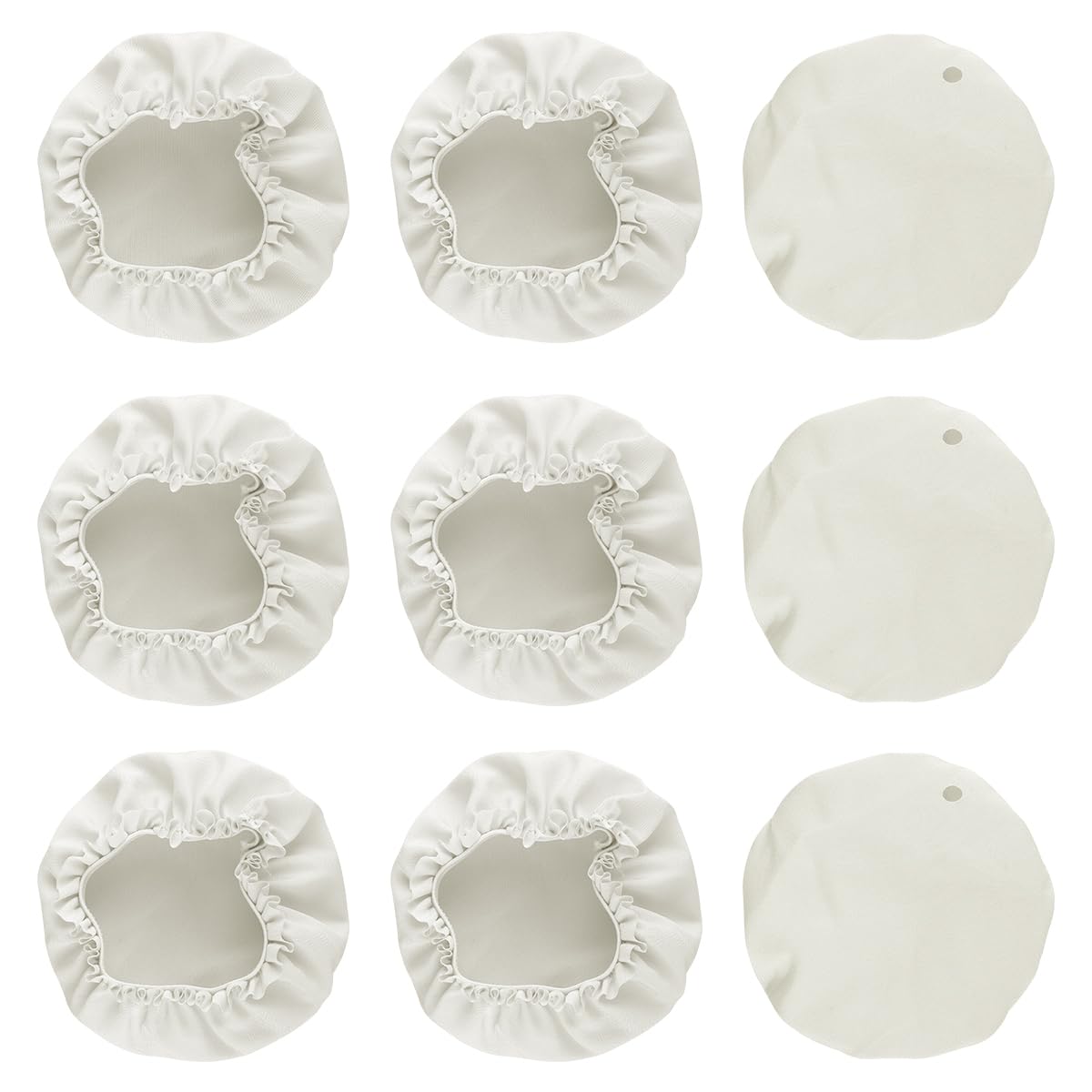 Thyonta 10 Pcs Anti Spike Drink Cover - Portable Secure Anti-Dust Nighttime Drink Cover Anti-Tampering Cup Lid Hair Tie Set with Straw Hole (Multicolor)