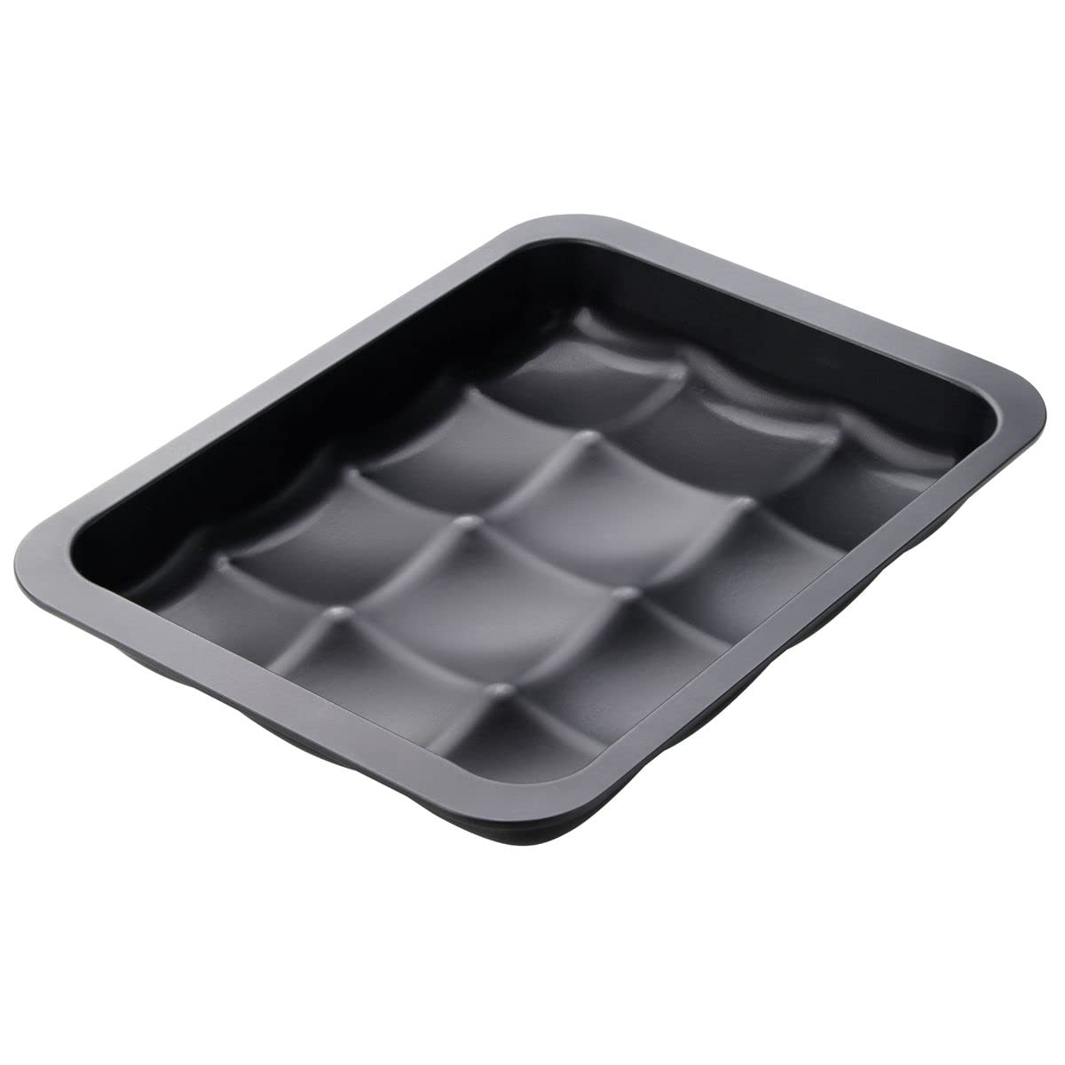 Zenker 6517 Bun Mould, Sheet Steel with Non-Stick Coating, Black