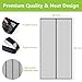 Aoocan Magnetic Screen Door - Heavy Duty mesh Door Screen and Full Frame Hook & Loop Fits Door Size up to 34