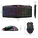 Redragon S101-BB PC Gaming Keyboard Mouse Combo RGB LED Backlit Wired with Macro & Multimedia Keys, 8 Buttons RGB Backlit Mouse 7200 DPI for Windows Computer Gamers (Gaming Mouse and Keyboard Set)thumb 3