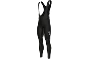 Sparx Men Winter Cycling Thermal Roubaix Bib Tights Padded Bib Pants High Viz Bike Leggings