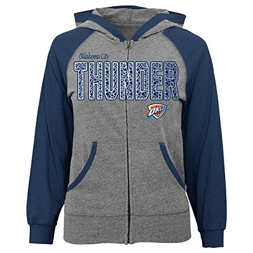 NBA Oklahoma City Thunder Hot Dribbler Full Zip Hood, Youth Small