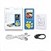 Aniee MP3 Player for Kids 8GB Lightweight Music Player with FM Radio/Video/Voice Recorder & Photo Viewer, Support Up to 64GB, 1.8 Inch TFT Screen MP3 Music Player, Blue