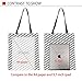 HUGS IDEA Women's Canvas Totes School Bus Driver Print Shoulder Shopping Bag Cloth Handbag