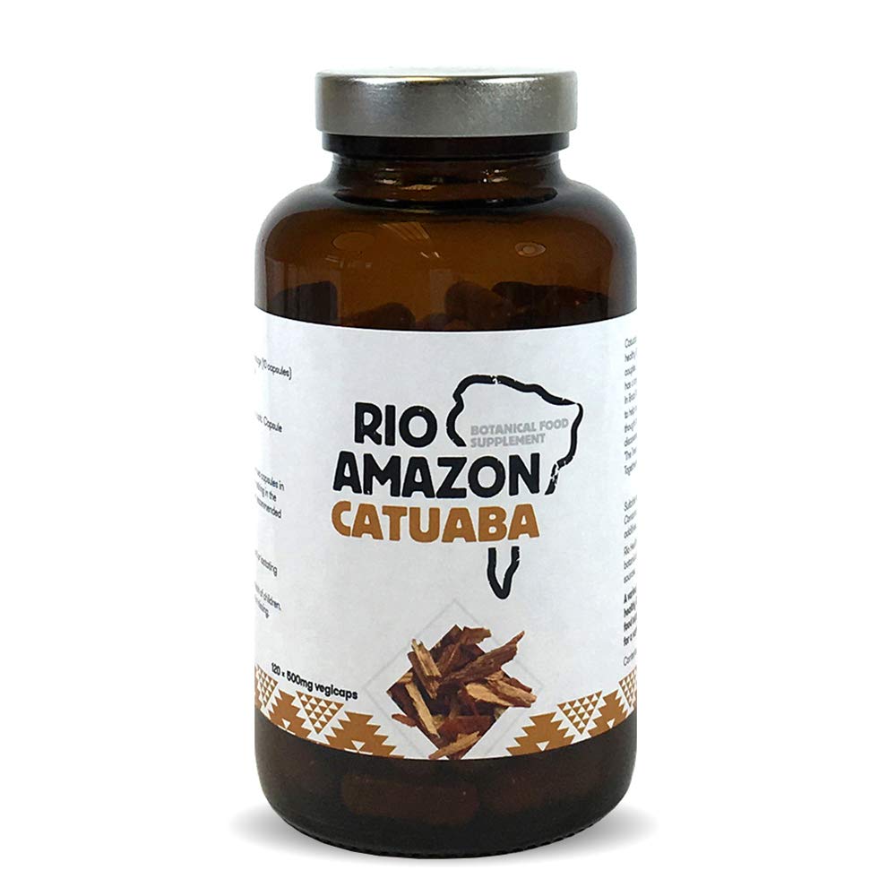 Rio Amazon 500 mg Catuaba 120 Vegetarian Capsules, 120 g