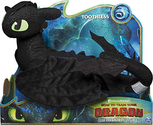 Dragons Movie Line - Deluxe - Plüschfiguren, riesige Plüschfigur, Drachenzähmen leicht gemacht 3, Die geheime Welt