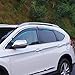 Kust yd314w Auto Window Rain Guards, Rain Guards for Car Window,Window Deflector Fit for 2016 2015 Crv Honda,Pack of 4 Pieces Chrome Windows Visors