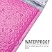 Fu Global #000 Upgrade Opaque Pink Poly Bubble Mailer 4x8 inch Self Seal Padded Envelopes Pack of 50