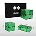 JoyNote Aluminium Alloy Infinity Pocket Size Cube Toys Relaxation Office Stress Reducers for ADD, ADHD, Anxiety, Autism Adult & Kids (Green)