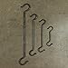 Forged Iron Link S Hook - 12 in - Sold in Case Pack of 2