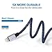 iPhone Charger, Atill Lightning Cable 3Pack 10FT Nylon Braided iPhone 8Pin Lightning Charging & Sync Charger Cord for iPhone7 7Plus 6s 6sPlus 6 6Plus SE 5 5S 5C iPad iPod & More (BlackBlue)