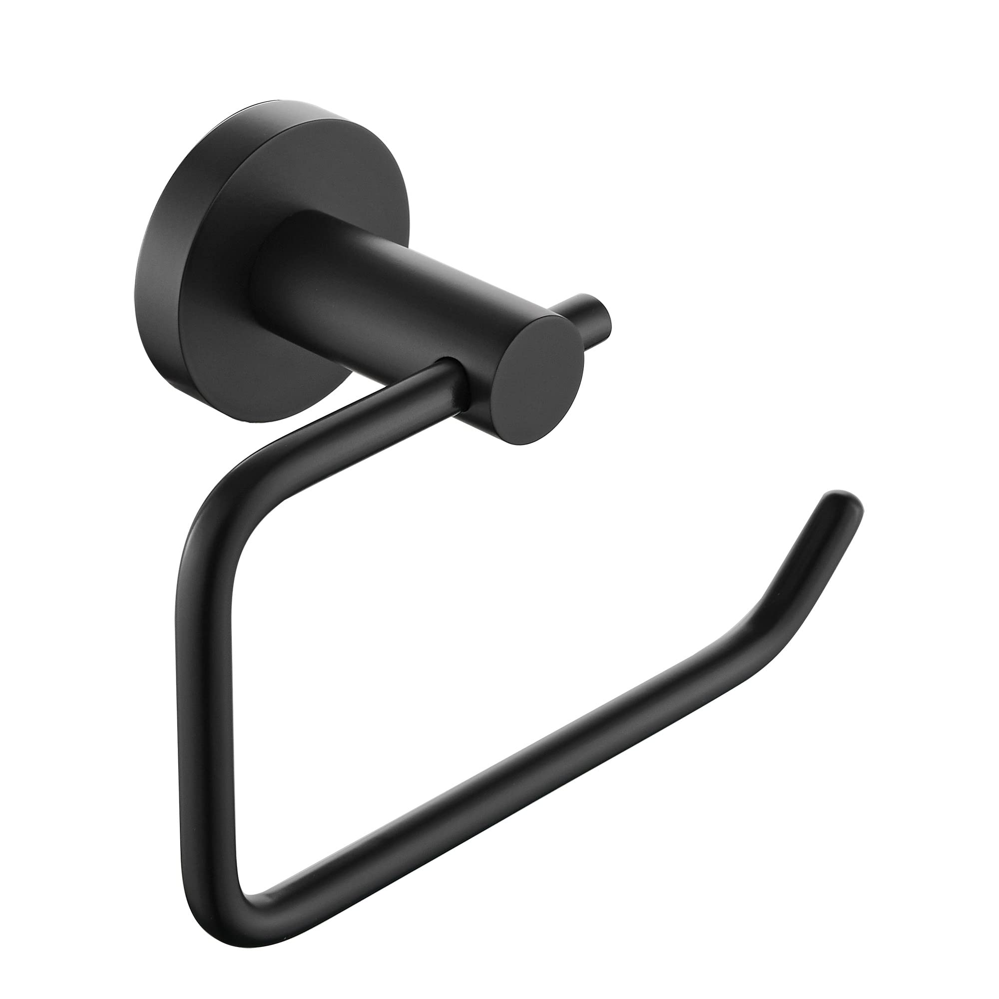 Bristan RD BLK Round Toilet Roll Holder, Black