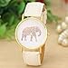 Tenworld Woman Lady Analog Quartz Wrist Watch White