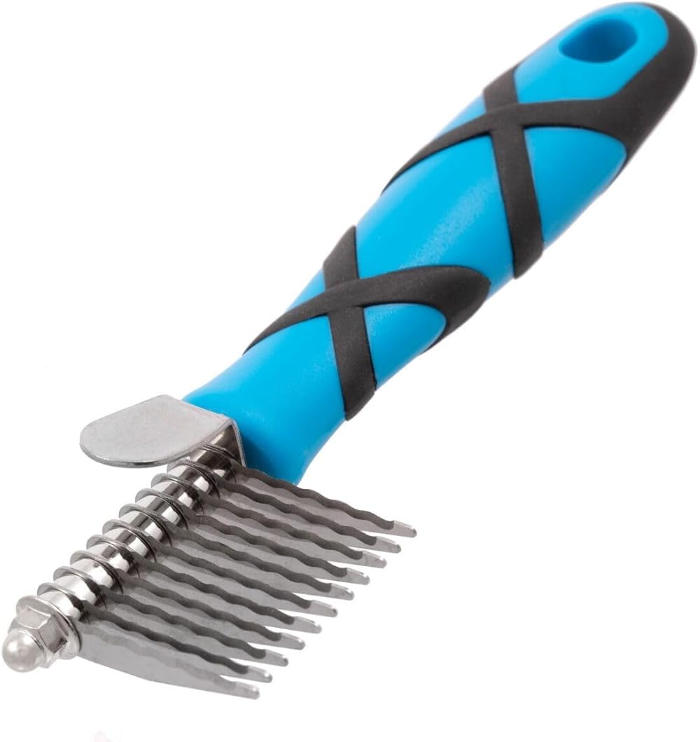 Groom Professional Dematting Rake & Comb for Dogs Small