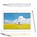 YUNTAB 10.1 inch Tablet Android 5.1 WiFi Unlocked 3G Phone Tablet PC 1GB+16GB MTK 6580 Quad-Core IPS Screen 1280x800 Dual Camera Cell Phone Support 2G 3G WiFi Dual SIM Card Slots (White)