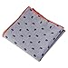 Mantieqingway Men's Cotton Printed Floral Pocket Square 034