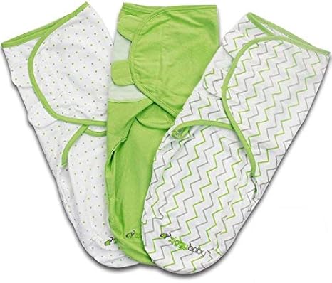 green baby swaddle