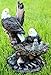 AMERICAN BALD EAGLE FAMILY STATUE