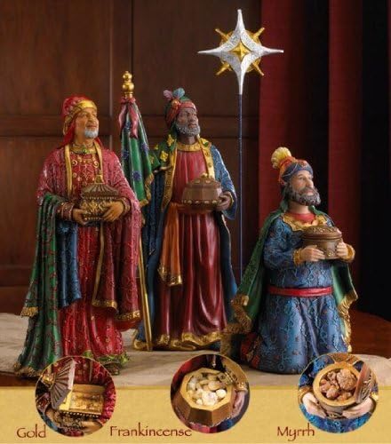 Winterland TK-NAT-10-KNG Real Life Nativity Three Kings, 10 in.