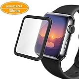 Apple Watch Screen Protector 38mm (Series 1/Series 2/series3),Amoner Tempered Glass Screen Protector[Anti-scratch] [Bubble-free] for Apple Watch 38mm Clear HD Anti-Bubble Film
