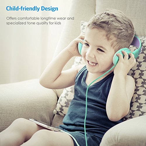 Criacr-Wired-Kids-Headphone-Noise-Reduction-School-Headphone-Lightweight-Foldable-Stereo-Over-Ear-Headsets-with-Tangle-free-35mm-Audio-Jack-Microphone-In-line-Controller-for-Children