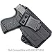 Glock 43 w/TLR-6 Holster - Tulster IWB Profile Holster (Black - Right Hand)