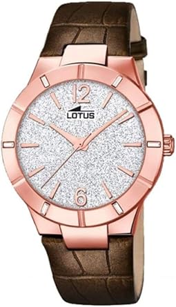 Lotus Reloj Analógico para Mujer de Cuarzo con Correa en Cuero 18610/3