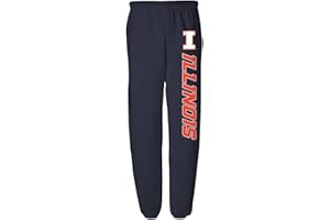 CAMPUS LAB Official Collegiate NCAA Jogger Sweatpants Unisex for Men & Women Team Color Collection