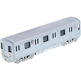MTA New York City Metro Subway With Latino Union Jack Graffiti 7 Diecast Model 1100 Scale - View #13