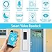 【32GB Preinstalled】WiFi Video Doorbell Camera 1080P HD with Chime, No Monthly Fees, Wireless Doorbell with 2 Way Audio, Motion Detector, Night Version, Rechargeable Batteries, IP65 Waterproof Geoyeao
