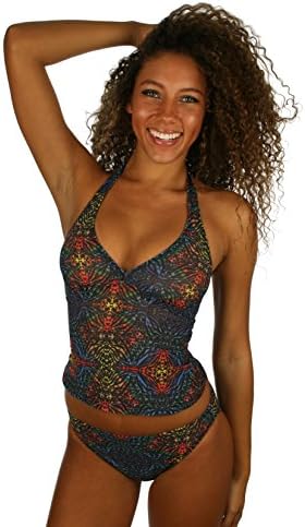 Plus Size Tankini Top by Lifestyles Direct Tan Through
