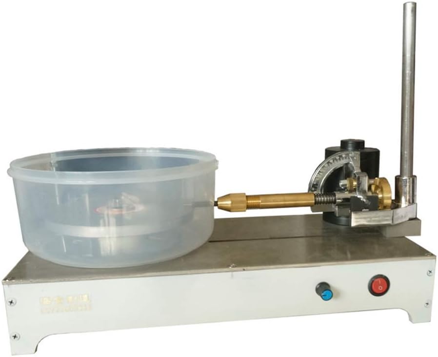 HONFAM Gem Faceting Machine Jade Stone Angle Machine Jewelry Polisher 0~1800RPM Speed Adjustable 110V~240V