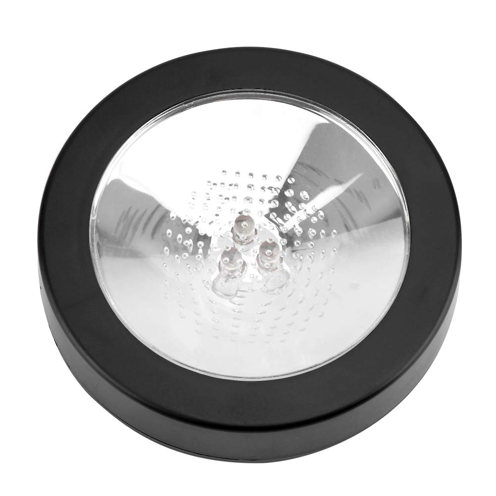 Glowing Coaster Round Shape Non-toxic Wine Bottle Mat Pad Luminous Flashing Base Coasters with Changing LED Light for Decor Party Wedding Christmas Halloween(#1)