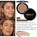 Full Coverage Cream Compact Foundation, Waterproof Long Wearing Matte Face Cream Foundation for Face Makeup, Oil- Control,Smooth and No Caking, Warm Natural
